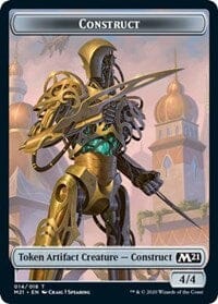 Construct // Soldier Double-sided Token [Core Set 2021 Tokens] MTG Single Magic: The Gathering  | Multizone: Comics And Games