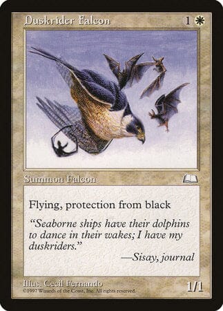 Duskrider Falcon [Weatherlight] MTG Single Magic: The Gathering  | Multizone: Comics And Games
