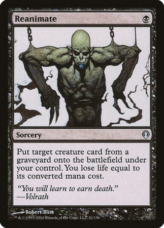 Reanimate [Archenemy] MTG Single Magic: The Gathering  | Multizone: Comics And Games