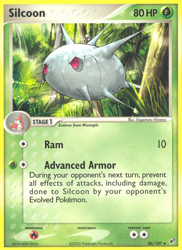 Silcoon (46/107) [EX: Deoxys] Pokemon Single Pokémon  | Multizone: Comics And Games