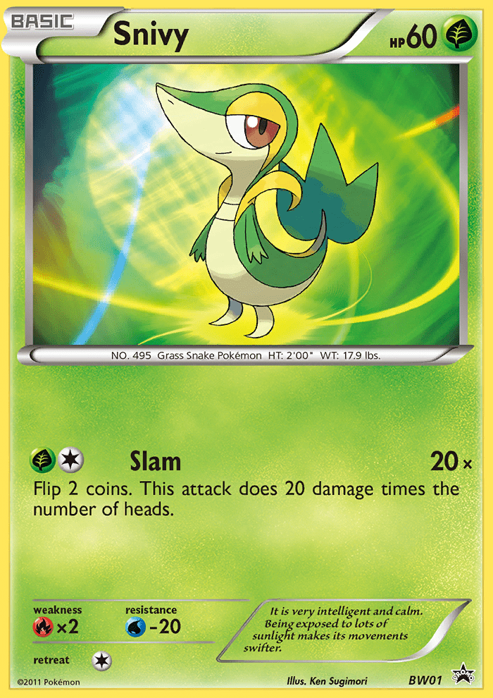 Snivy (BW01) [Black & White: Black Star Promos] Pokemon Single Pokémon  | Multizone: Comics And Games