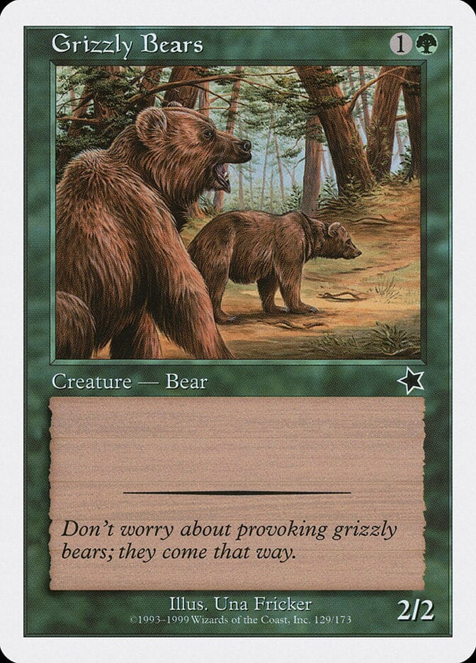 Grizzly Bears [Starter 1999] MTG Single Magic: The Gathering  | Multizone: Comics And Games