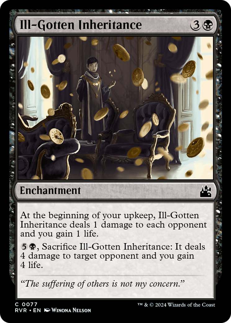 Ill-Gotten Inheritance [Ravnica Remastered] MTG Single Magic: The Gathering  | Multizone: Comics And Games