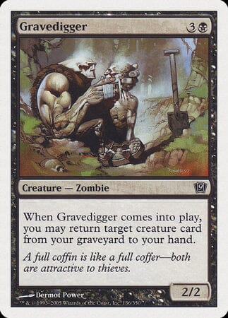 Gravedigger [Ninth Edition] MTG Single Magic: The Gathering  | Multizone: Comics And Games