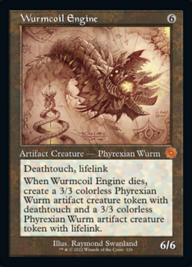 Wurmcoil Engine (Retro Schematic) [The Brothers' War Retro Artifacts] MTG Single Magic: The Gathering  | Multizone: Comics And Games