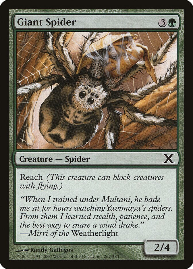 Giant Spider [Tenth Edition] MTG Single Magic: The Gathering  | Multizone: Comics And Games