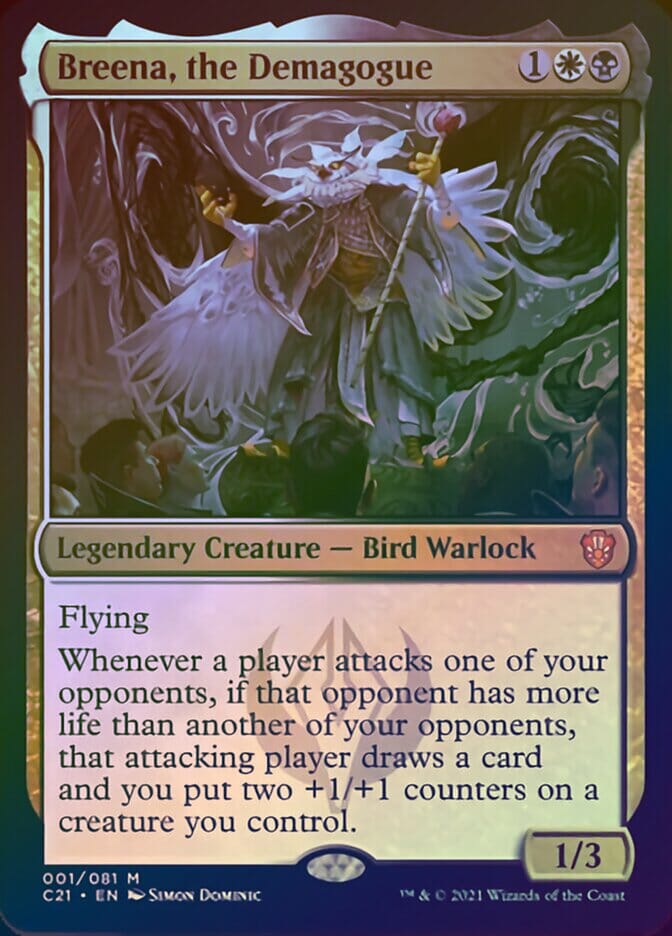 Breena, the Demagogue (Display Commander) [Commander 2021] MTG Single Magic: The Gathering  | Multizone: Comics And Games