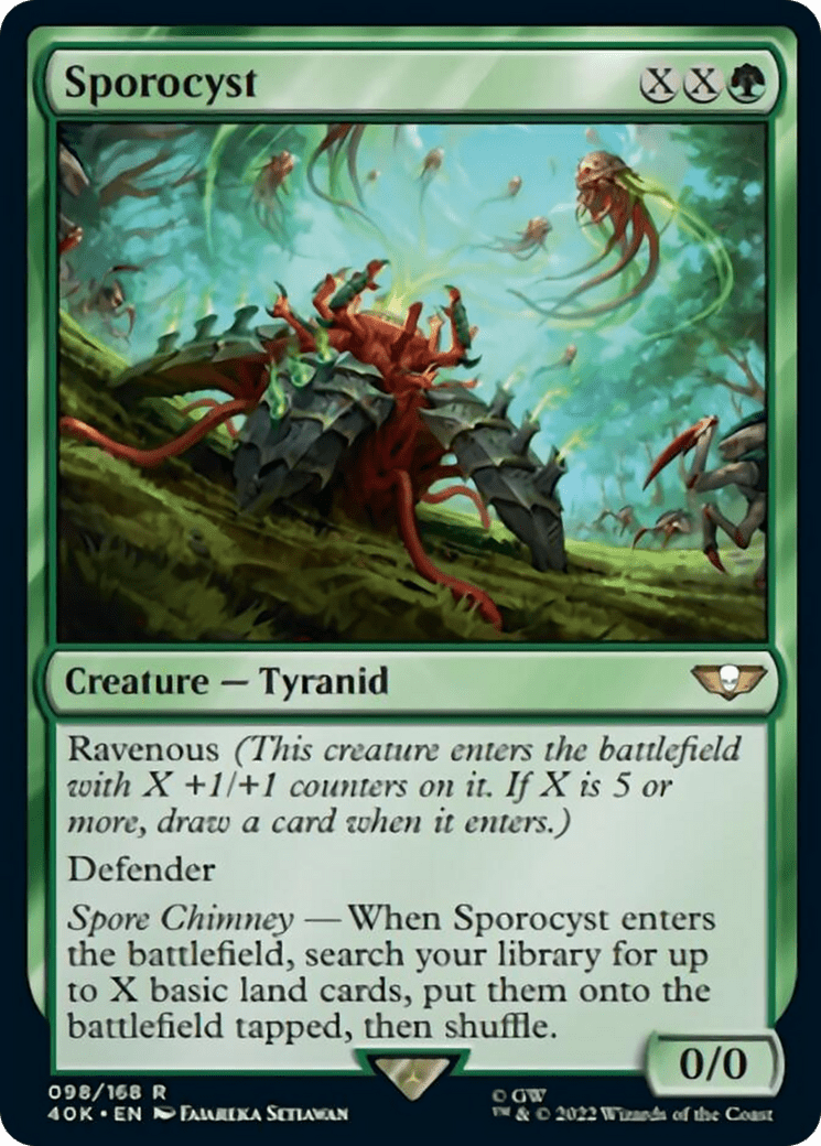 Sporocyst [Universes Beyond: Warhammer 40,000] MTG Single Magic: The Gathering  | Multizone: Comics And Games