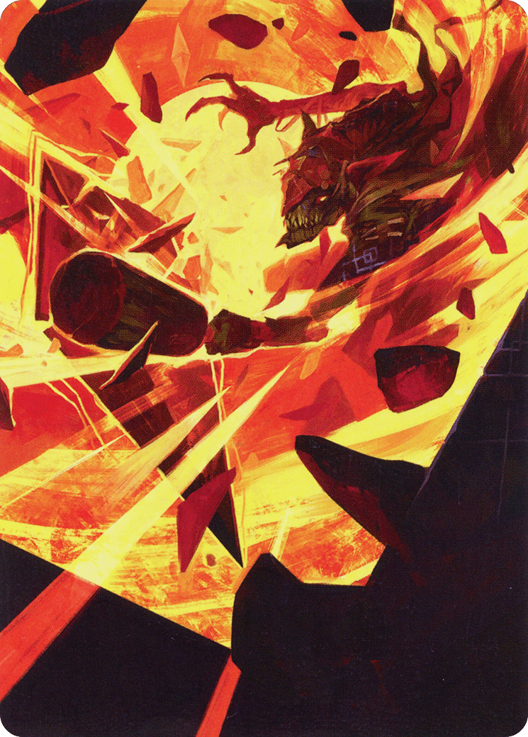 Zada, Hedron Grinder Art Card [March of the Machine Art Series] MTG Single Magic: The Gathering  | Multizone: Comics And Games