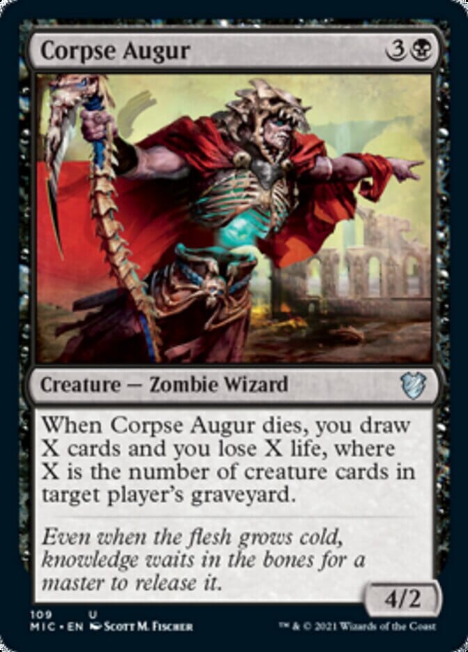 Corpse Augur [Innistrad: Midnight Hunt Commander] MTG Single Magic: The Gathering  | Multizone: Comics And Games