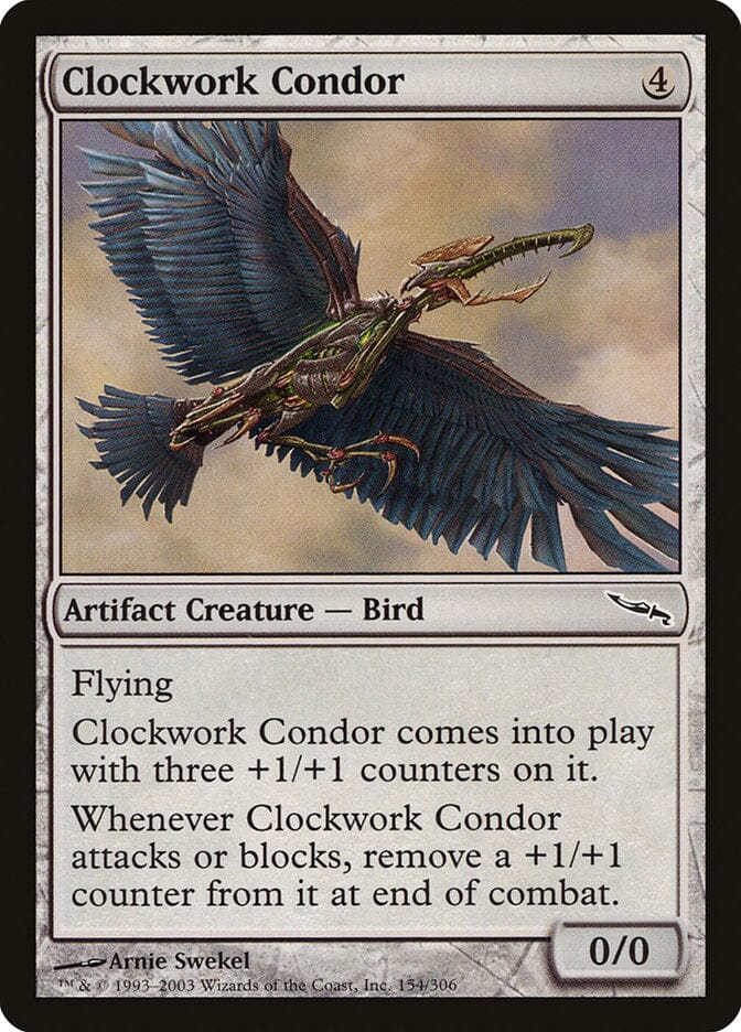 Clockwork Condor [Mirrodin] MTG Single Magic: The Gathering  | Multizone: Comics And Games