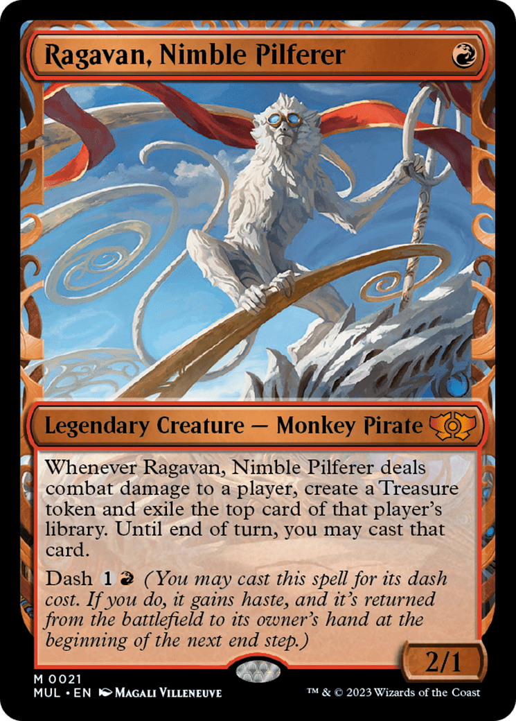 Ragavan, Nimble Pilferer (Halo Foil) [Multiverse Legends] MTG Single Magic: The Gathering  | Multizone: Comics And Games