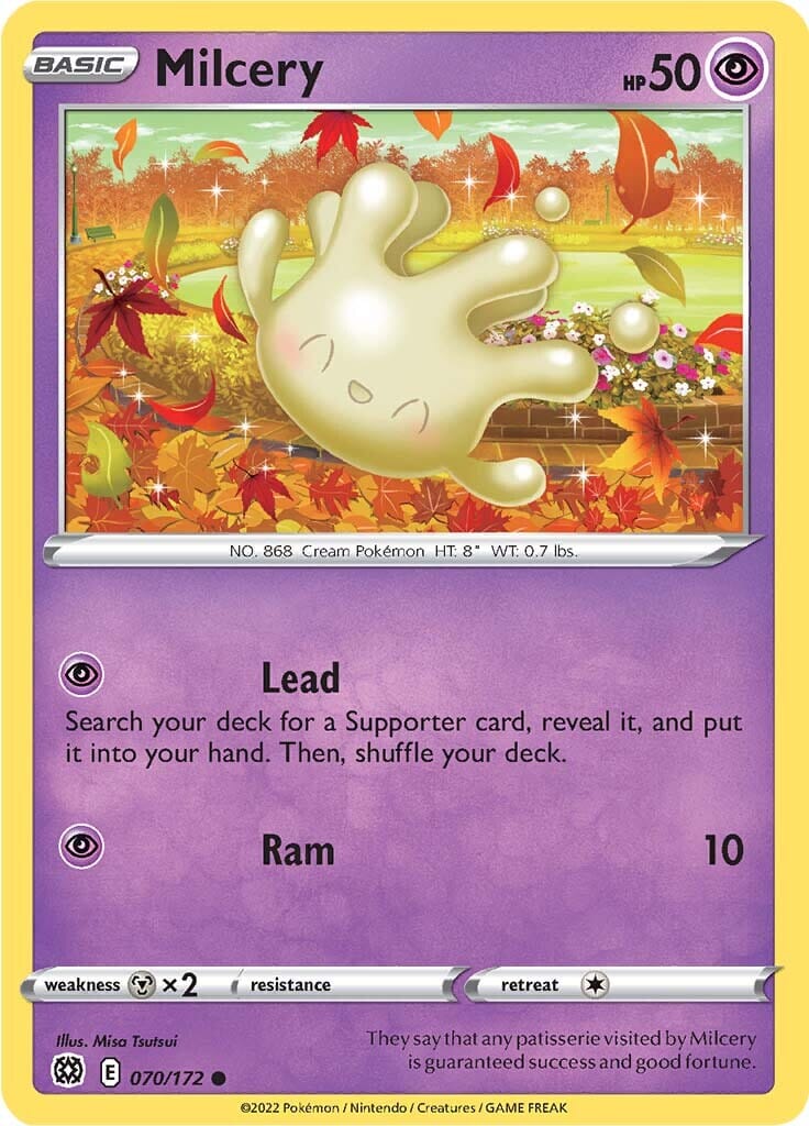 Milcery (070/172) [Sword & Shield: Brilliant Stars] Pokemon Single Pokémon  | Multizone: Comics And Games