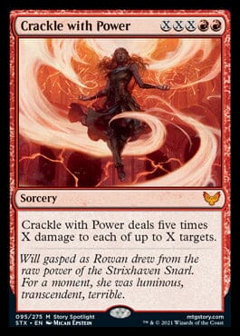 Crackle with Power [Strixhaven: School of Mages] MTG Single Magic: The Gathering  | Multizone: Comics And Games