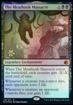The Meathook Massacre [Innistrad: Midnight Hunt Prerelease Promos] MTG Single Magic: The Gathering  | Multizone: Comics And Games