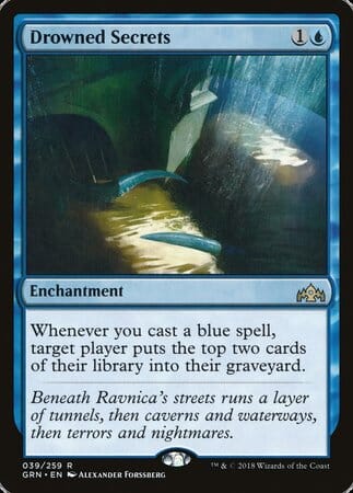 Drowned Secrets [Guilds of Ravnica] MTG Single Magic: The Gathering  | Multizone: Comics And Games