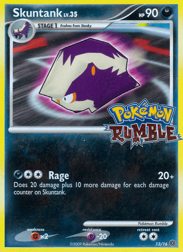 Skuntank (13/16) [Pokémon Rumble] Pokemon Single Pokémon  | Multizone: Comics And Games