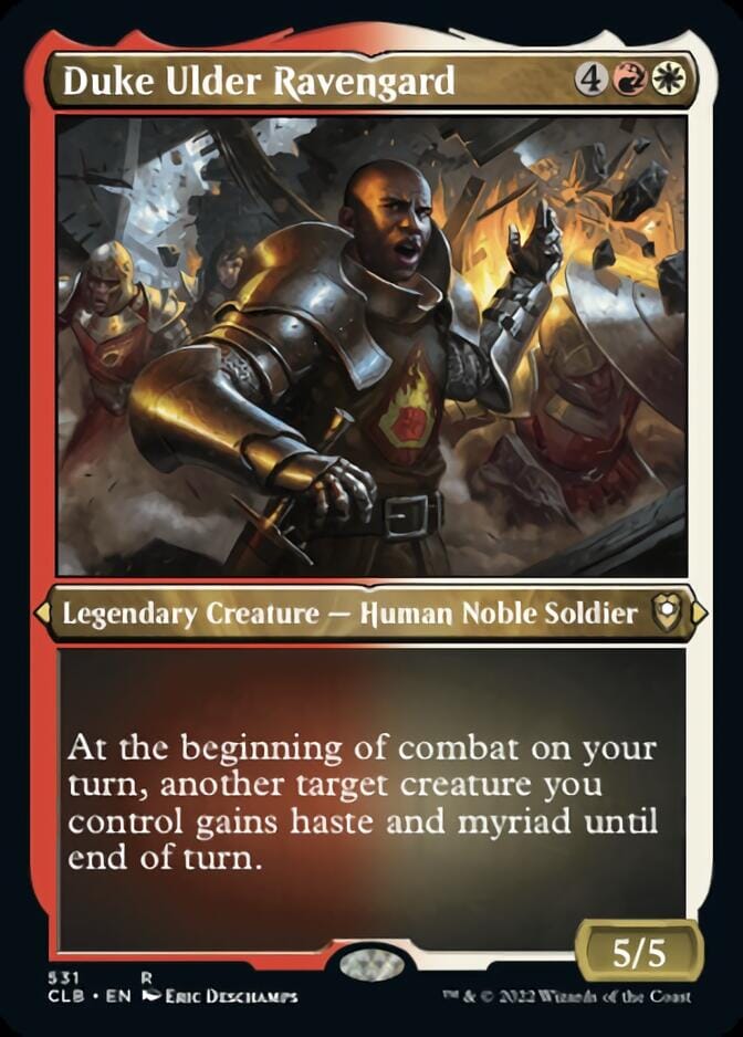 Duke Ulder Ravengard (Foil Etched) [Commander Legends: Battle for Baldur's Gate] MTG Single Magic: The Gathering  | Multizone: Comics And Games