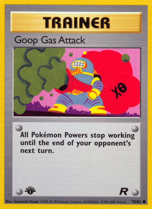 Goop Gas Attack (78/82) [Team Rocket 1st Edition] Pokemon Single Pokémon  | Multizone: Comics And Games