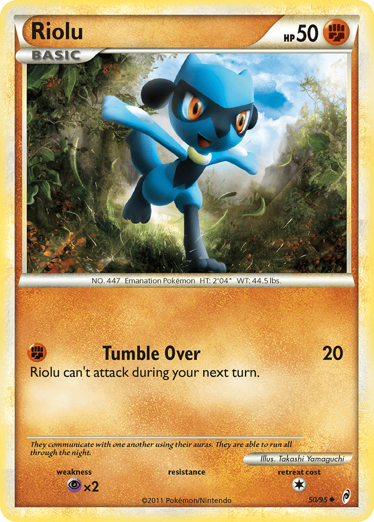 Riolu (50/95) [HeartGold & SoulSilver: Call of Legends] Pokemon Single Pokémon  | Multizone: Comics And Games