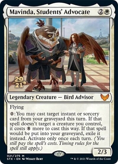 Mavinda, Students' Advocate [Strixhaven: School of Mages Prerelease Promos] MTG Single Magic: The Gathering  | Multizone: Comics And Games