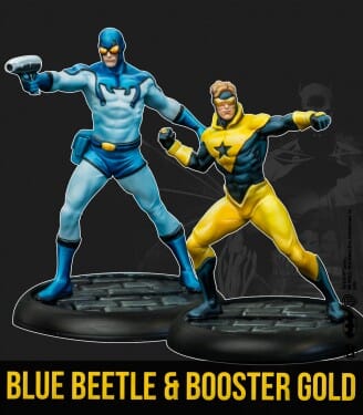 BLUE BEETLE & BOOSTER GOLD (MV) Miniatures|Figurines Knight Models  | Multizone: Comics And Games