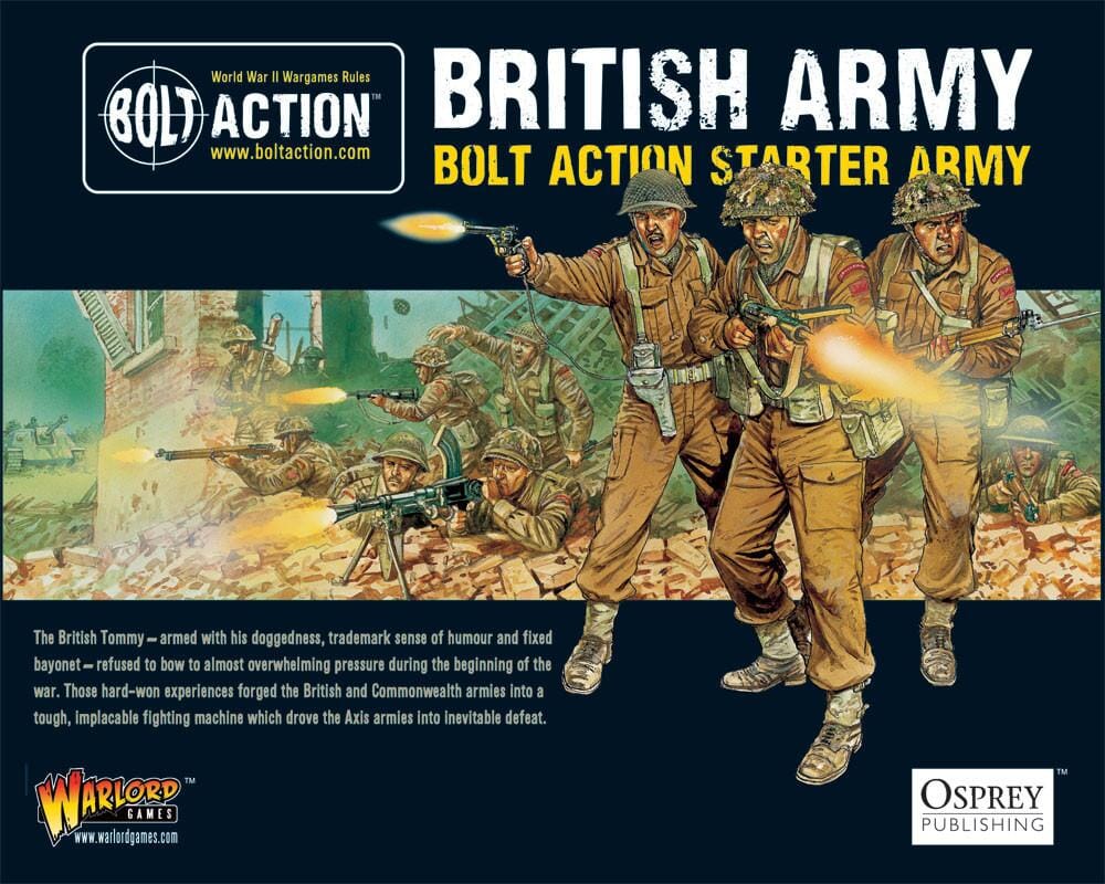 British Army Starter Set Bolt Action Warlord Games  | Multizone: Comics And Games
