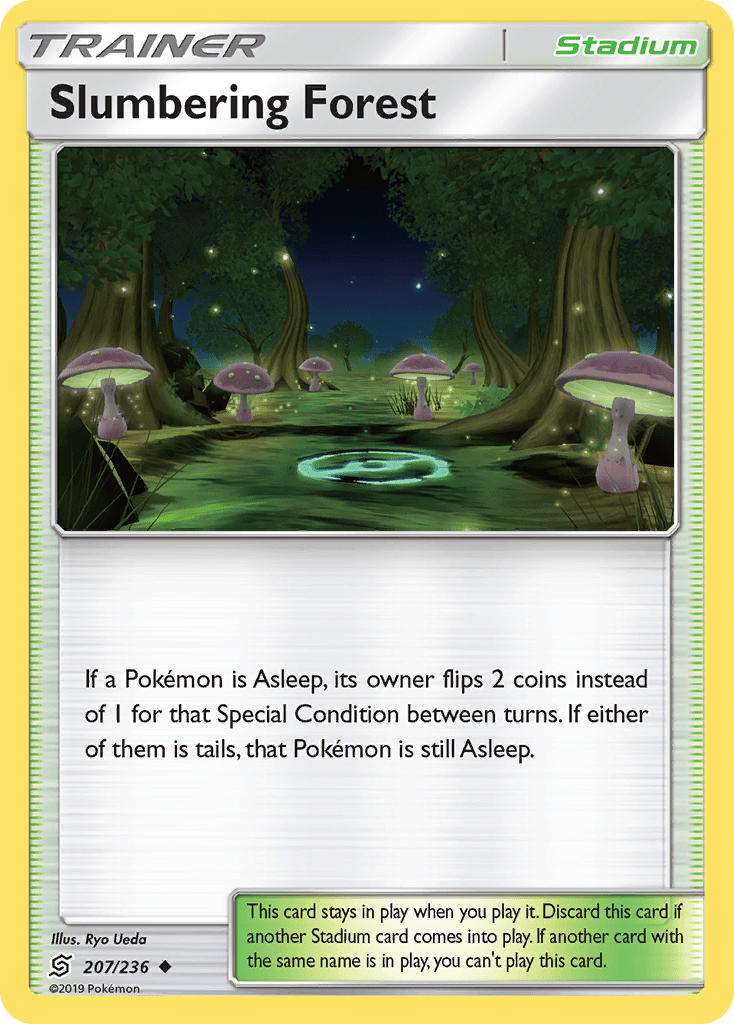 Slumbering Forest (207/236) [Sun & Moon: Unified Minds] Pokemon Single Pokémon  | Multizone: Comics And Games