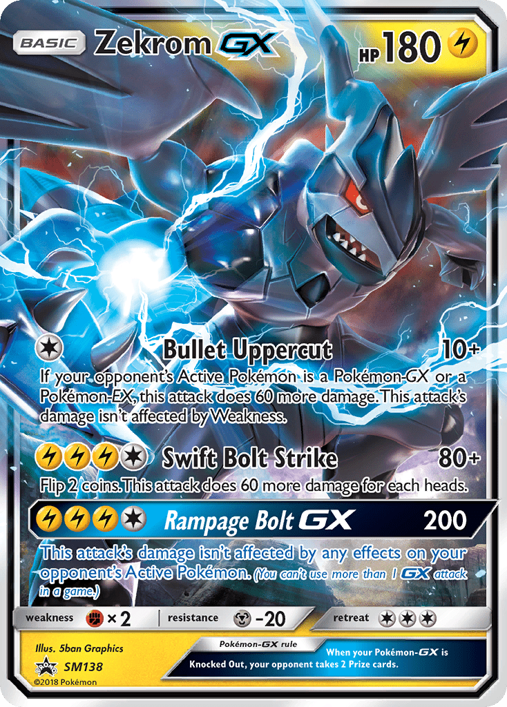 Zekrom GX (SM138) [Sun & Moon: Black Star Promos] Pokemon Single Pokémon  | Multizone: Comics And Games