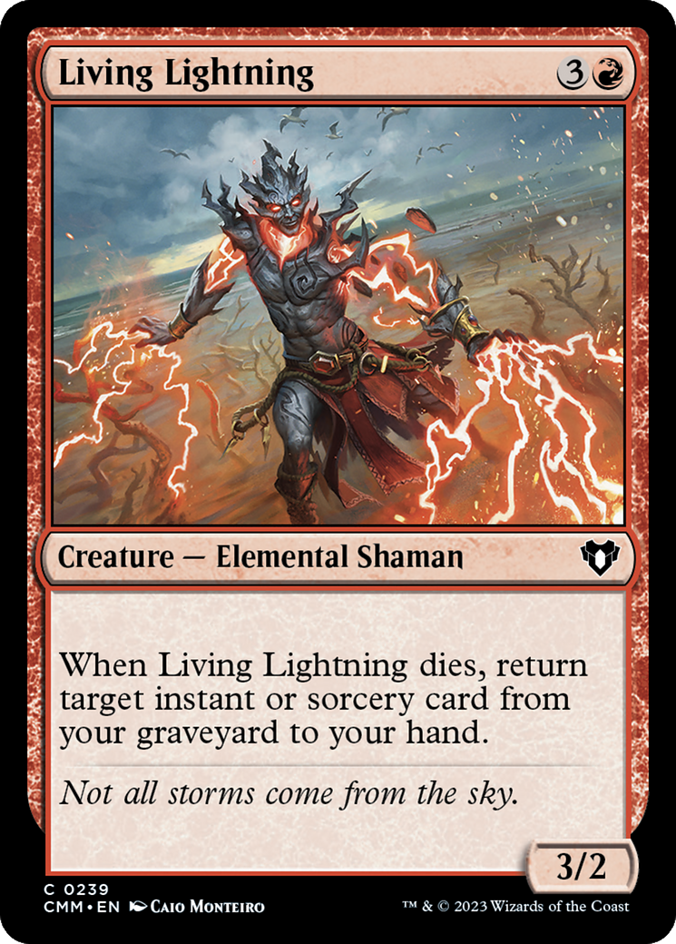 Living Lightning [Commander Masters] | Multizone: Comics And Games