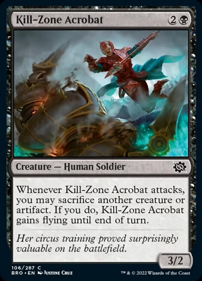 Kill-Zone Acrobat [The Brothers' War] MTG Single Magic: The Gathering  | Multizone: Comics And Games