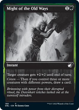 Might of the Old Ways [Innistrad: Double Feature] MTG Single Magic: The Gathering  | Multizone: Comics And Games