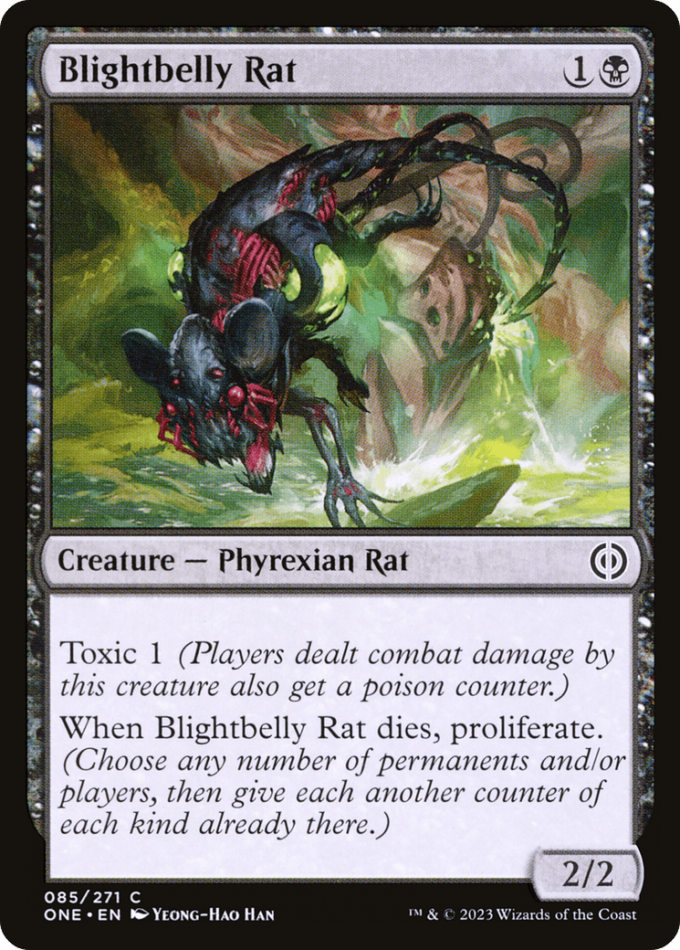 Blightbelly Rat [Phyrexia: All Will Be One] MTG Single Magic: The Gathering  | Multizone: Comics And Games