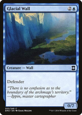 Glacial Wall [Eternal Masters] MTG Single Magic: The Gathering  | Multizone: Comics And Games