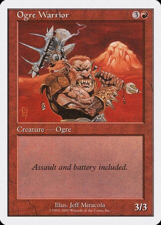 Ogre Warrior [Starter 2000] MTG Single Magic: The Gathering  | Multizone: Comics And Games