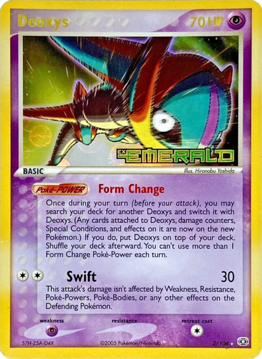 Deoxys (2/106) (Stamped) [EX: Emerald] Pokemon Single Pokémon  | Multizone: Comics And Games