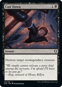 Cast Down [Commander Legends: Battle for Baldur's Gate] MTG Single Magic: The Gathering  | Multizone: Comics And Games