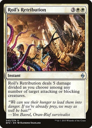 Roil's Retribution [Battle for Zendikar] MTG Single Magic: The Gathering  | Multizone: Comics And Games