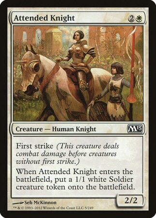 Attended Knight [Magic 2013] MTG Single Magic: The Gathering  | Multizone: Comics And Games