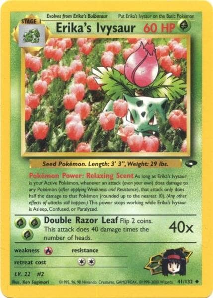 Erika's Ivysaur (41/132) [Gym Challenge Unlimited] Pokemon Single Pokémon  | Multizone: Comics And Games