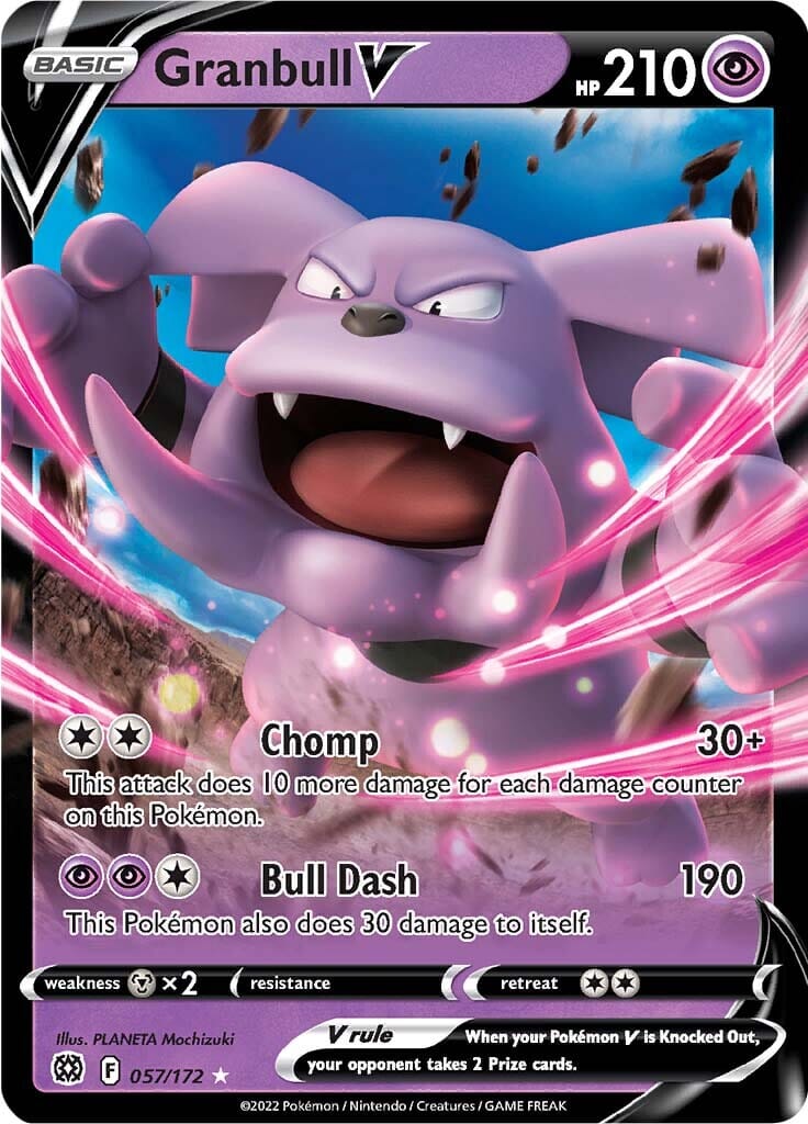 Granbull V (057/172) [Sword & Shield: Brilliant Stars] Pokemon Single Pokémon  | Multizone: Comics And Games