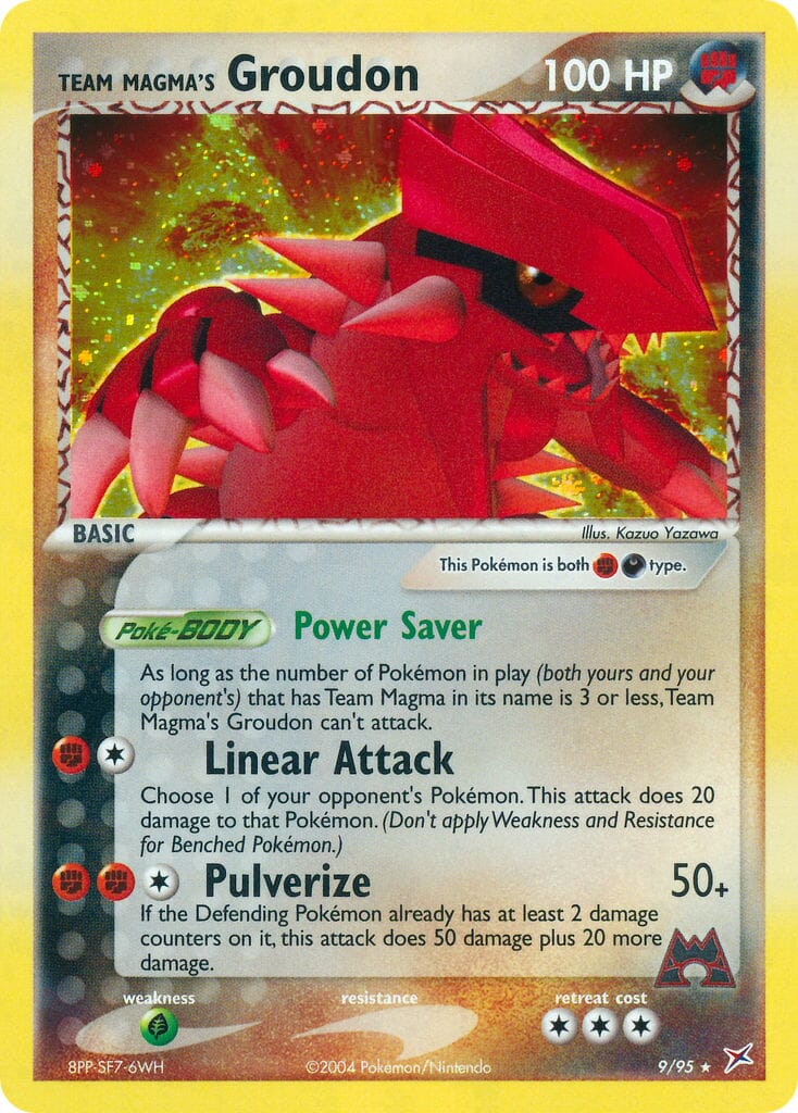 Team Magma's Groudon (9/95) (Theme Deck Exclusive) [EX: Team Magma vs Team Aqua] Pokemon Single Pokémon  | Multizone: Comics And Games