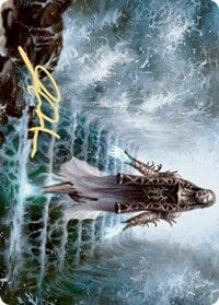 Karfell Harbinger Art Card (Gold-Stamped Signature) [Kaldheim: Art Series] MTG Single Magic: The Gathering  | Multizone: Comics And Games