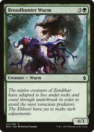 Broodhunter Wurm [Battle for Zendikar] MTG Single Magic: The Gathering  | Multizone: Comics And Games