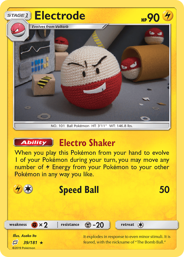 Electrode (39/181) [Sun & Moon: Team Up] Pokemon Single Pokémon  | Multizone: Comics And Games