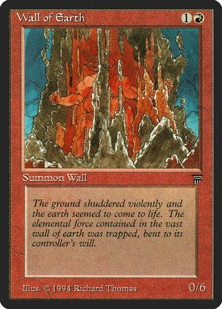 Wall of Earth [Legends] MTG Single Magic: The Gathering  | Multizone: Comics And Games