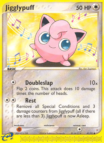 Jigglypuff (41/95) [EX: Team Magma vs Team Aqua] Pokemon Single Pokémon  | Multizone: Comics And Games