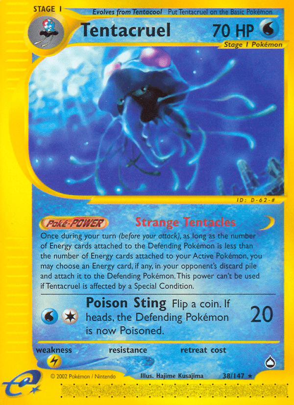 Tentacruel (38/147) [Aquapolis] Pokemon Single Pokémon  | Multizone: Comics And Games