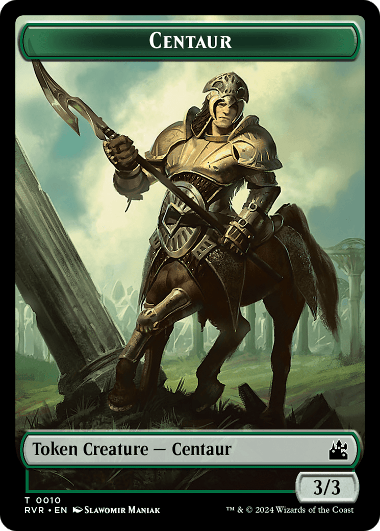 Centaur Token [Ravnica Remastered Tokens] MTG Single Magic: The Gathering  | Multizone: Comics And Games