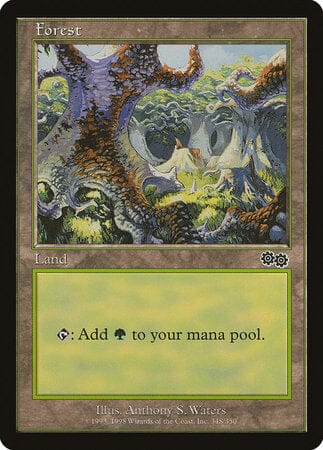 Forest (348) [Urza's Saga] MTG Single Magic: The Gathering  | Multizone: Comics And Games